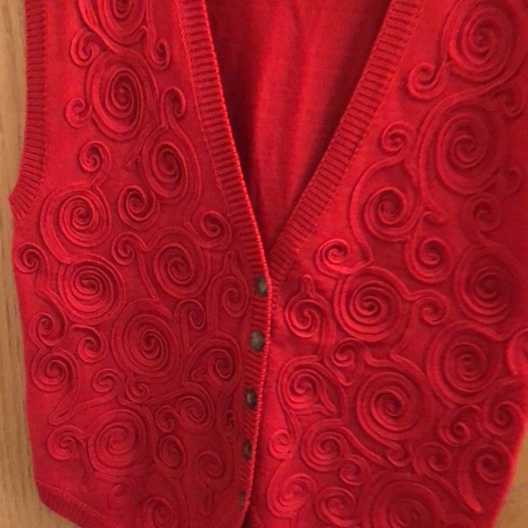 Tricots St Raphael Vintage Knit Vest size Medium - Picture 4 of 7